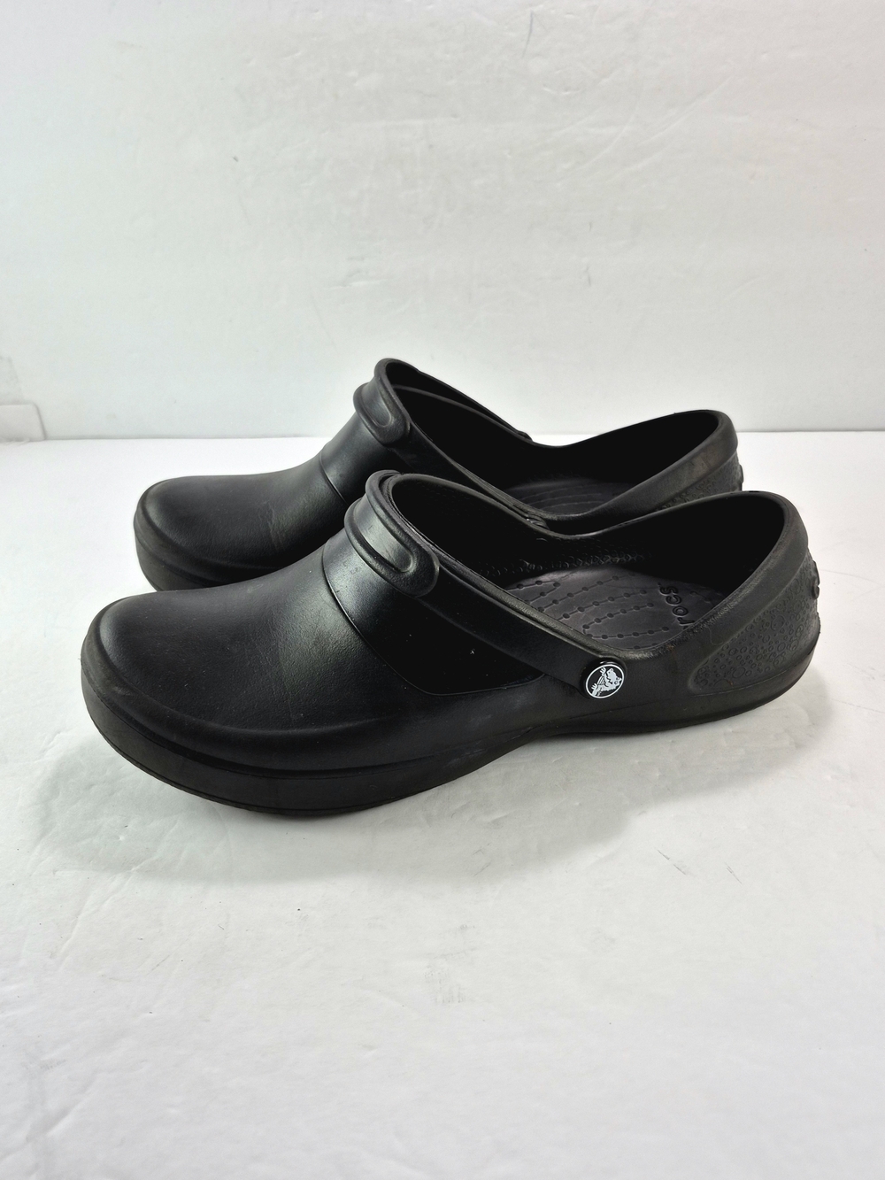 Crocs Mercy Work Clogs Black Slip Resistant Nursing Chef Shoes Women's Size 10
